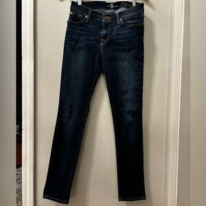 7 For All Mankind Dark the slim cigarette Jeans - 28